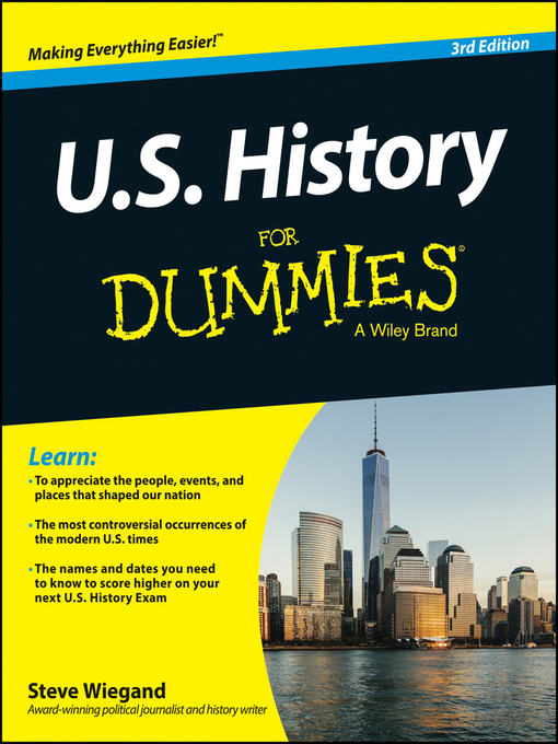 Title details for U.S. History For Dummies by Steve Wiegand - Available